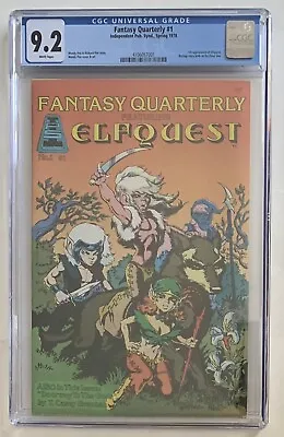 Buy (1978) Fantasy Quarterly #1 CGC 9.2 WP! 1st Appearance Of Elfquest! • 434.65£