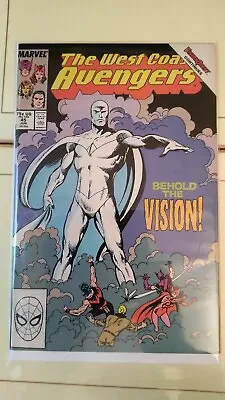 Buy West Coast Avengers 45 Wandavision First White Vision Quest Byrne Darker Scarlet • 100£