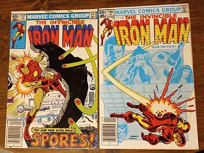 Buy Iron Man #157 And #166 (1982, Marvel) FINE/FINE+ • 1.41£