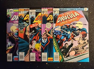 Buy TOMB OF DRACULA #47, 48, 54, 55, 56 (Marvel Comics 1976) Avg F+ Marv Wolfman • 40.12£