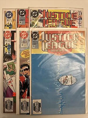 Buy 6 X DC Comics - Justice League America Issues #35 #42 #43 #44 #45 #46 • 4.99£