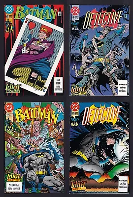 Buy Batman 472/473 & Detective Comics 639/640 Idiot Root Arc 1st Sonic Preview 1991 • 12.79£