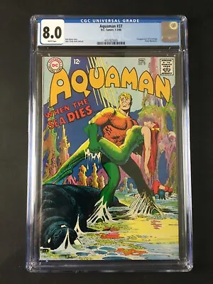 Buy Aquaman #37 (1962): NEW CGC 8.0! 1st Appearance Of Scavenger! Silver Age DC! • 141.04£