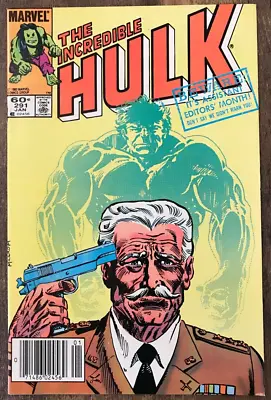 Buy Incredible Hulk #291 By Mantlo Origin Thunderbolt Ross Controversial Cover 1984 • 7.96£