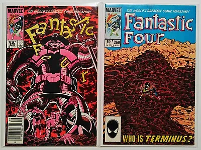 Buy Fantastic 4 Four: #269, #270 KEY! 1ST APP TERMINUS NEWSSTAND MARVEL 1984 SET LOT • 3.92£