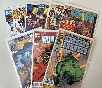 Buy 8 Iron Man Marvel Comics Job Lot Bundle  - Issues 2, 5, 7, 8, 9, 11, 12, 16, • 15£