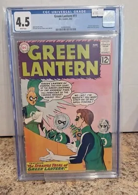 Buy Green Lantern #11 Cgc 4.5 Sinestro Gil Kane **white Pages** • 79.06£