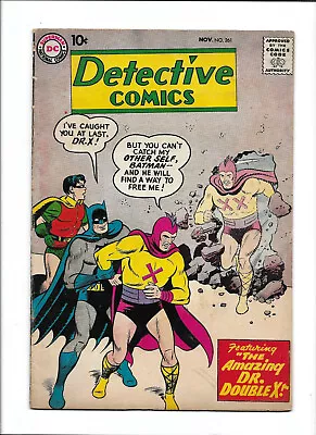 Buy Detective Comics #261 [1958 Vg+]  The Amazing Dr. Double X!  • 79.02£