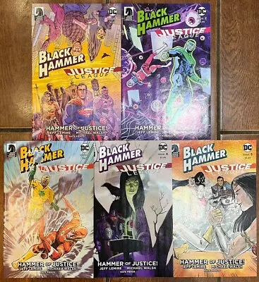 Buy DC & Dark Horse Comics BLACK HAMMER JUSTICE LEAGUE #1 - 5 2019 Full Set NM • 12.99£