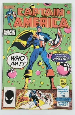 Buy Captain America #307 (Marvel Comics, 1985) 1st Appearance Of Madcap Deadpool 3 • 15.77£