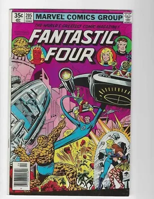Buy Fantastic Four #205 Newsstand 1st Team App Of The Nova Corps  1961 Series Marvel • 11.18£