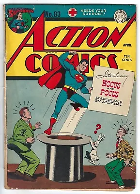 Buy Action Comics #83 - Hocus And Pocus...Magicians By Accident! • 473.06£