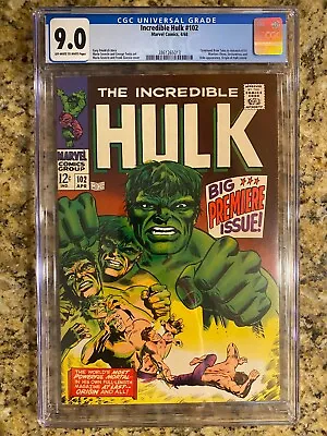Buy Incredible Hulk #102 Cgc 9.0 Vf/nm / Origin Of Hulk Retold / Marvel Comic • 788.42£