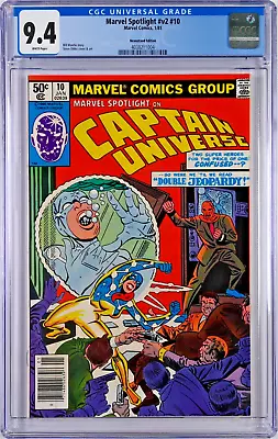 Buy Marvel Spotlight V2 #10 CGC 9.4 (Jan 1981) Captain Universe, Ditko, Newsstand • 42.75£