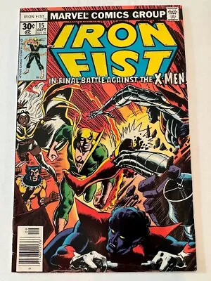Buy Iron Fist # 15 - Byrne-final Battle W/the X-men-phoenix-wolverine-beast • 10.44£