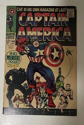 Buy Captain America #100 (Marvel Comics April 1968) • 199.16£