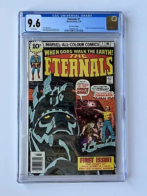 Buy ⭐️ The Eternals #1 CGC 9.6 Graded Marvel Comics 07/76 Rare UK Price Variant ⭐️ • 475£
