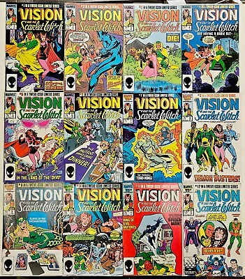 Buy Marvel Comic Vision & Scarlet Witch Key 12 Issue Lot 1 To 12 Full Set High VF/NM • 11.50£