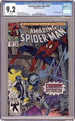 Buy Amazing Spider-Man #359 CGC 9.2 1992 4386703011 • 37.33£