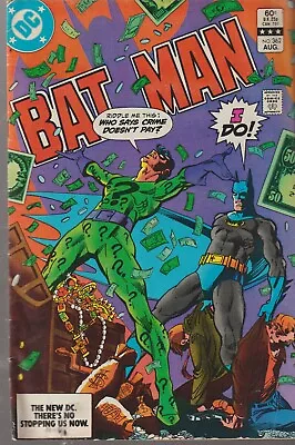 Buy Dc Comics Batman #362 (1983) 1st Print F+ • 13.95£