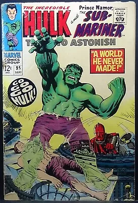 Buy Tales To Astonish #95 3.0  1967 Silver Age Hulk! High Evolutionary! Namor!  • 6.32£