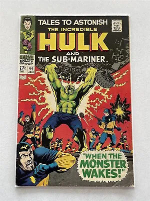 Buy Tales To Astonish The Incredible Hulk And Sub-Mariner Issue#99 Jan, 1968  When T • 20.48£