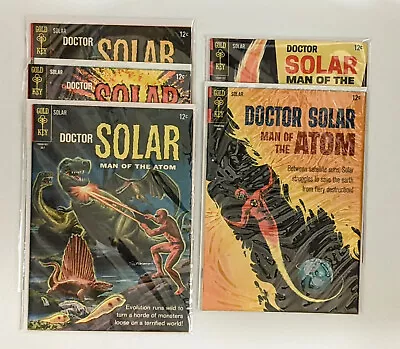 Buy Dr Solar: Man Of The Atom 13-16, 19 Vintage Dell Comics Lot Silver Age VFN- • 39.53£