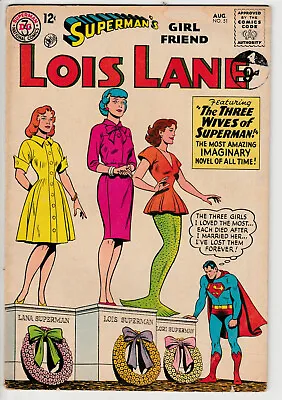 Buy Superman's Girlfriend Lois Lane #51 - 1964 - Vintage DC 12¢ - Batman Flash Joker • 0.99£