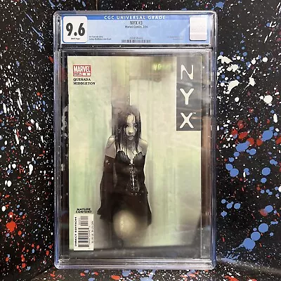 Buy NYX #3 (Feb 2004, Marvel) 1st APPEARANCE X-23 - KEY ISSUE - CGC GRADED 9.6 • 557.66£