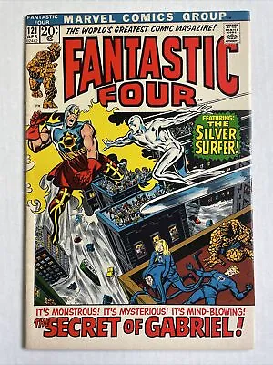 Buy Fantastic Four #121 VF 1972 Marvel Comics Silver Surfer Gabriel • 80.43£