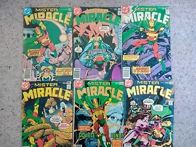 Buy DC - Mister Miracle - #20, 21, 22, 23, 24, 25 (1977 / 1978 5 Comic Lot) • 20£