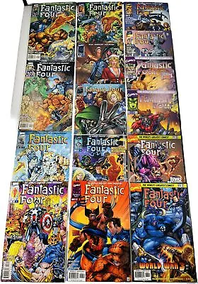 Buy 198 Fantastic Four #1-13 /1-70 /500-588 Set + 26 Variants Jim Lee 1996-2011 Nm- • 238.32£