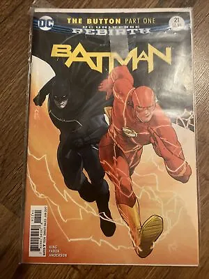 Buy Batman #21 , The Button , Features The Flash (1st Issue, Bagged And Boarded) • 2£