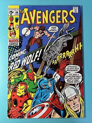 Buy Avengers #80 (Marvel 1970) Key Issue 1st Appearance Of Red Wolf 4.5 VG+ • 60.24£