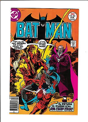 Buy Batman #284  [1977 Vg-fn]   The Return Of The Diabolical Dr.tzin-tzin!  • 7.19£