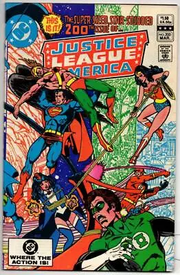 Buy JUSTICE LEAGUE OF AMERICA #200, VF, George Perez, Wonder Woman, DC 1982  • 11.82£