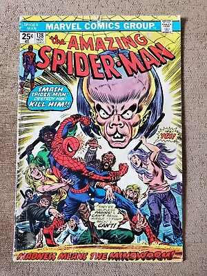 Buy Amazing Spiderman 138. Well Read But A Great 48 Year Old Comic! • 17.65£