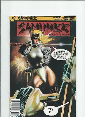 Buy Continuity Comics Samuree Mistress Of The Martial Arts NM-/M 1987 • 23.79£
