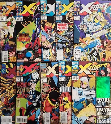 Buy X-Force #20-27, 30 43 Marvel Comic Book Lot 1993 KEY Cable War Machine Liefield • 26.26£