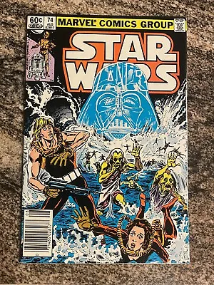 Buy Star Wars #74 Newsstand Marvel 1983 VF/NM • 8.03£