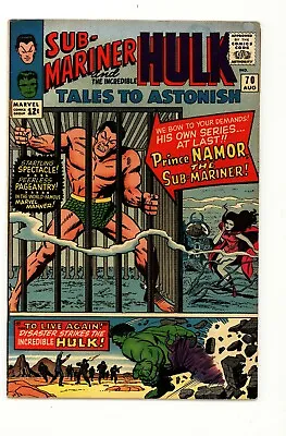 Buy Tales To Astonish 70 F/VF 7.0 Sub-Mariner Begins Jack Kirby Art 1965 • 118.73£