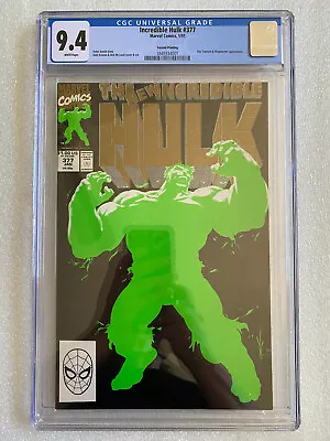 Buy Incredible Hulk #377 CGC 9.4 1991 - Second Printing • 75.11£
