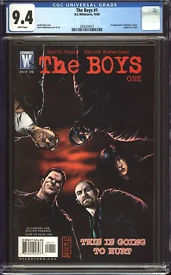Buy THE BOYS #1 (2006) CGC 9.4 (1st Print) / DC/Wildstorm / Garth Ennis! 1st Butcher • 139.88£