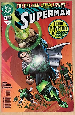 Buy Superman #147 The One-Man JLA Part One Of Four DC Comic Book • 3.16£