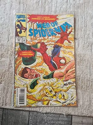 Buy Marvel Comics Web Of Spider-Man Comic Book #107 (Dec. 1993) - NM • 6£