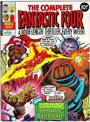 Buy The Complete Fantastic Four #5 - British Comic - Marvel Comics - 1977 • 2.95£