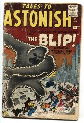 Buy Tales To Astonish #15-blip-marvel-kirby-ditko-1961 • 71.36£