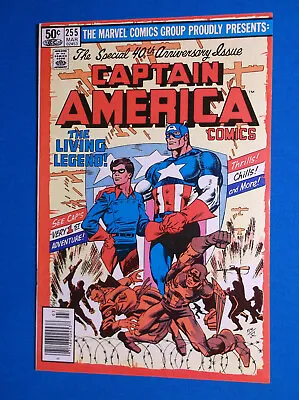 Buy CAPTAIN AMERICA # 255 - VF 8.0 - 1981 NEWSSTAND ED - ORIGIN - 40th ANNIVERSARY • 9.61£