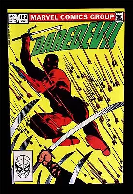 Buy Daredevil #189 Death Of Stick Frank Miller Marvel Dec 1982 Black Widow NM/M • 19.76£