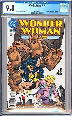 Buy WONDER WOMAN #105 CGC 9.8 1st Cassie Sandsmark (Wonder Girl) John Byrne DC • 117.80£